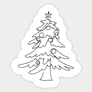 Christmas Tree Sticker